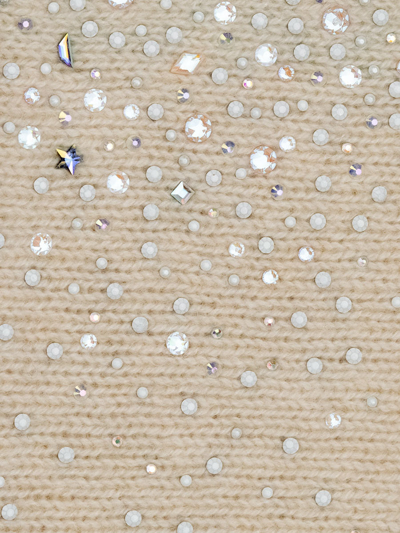 Ivory Starry Night Cloche fabric swatch.